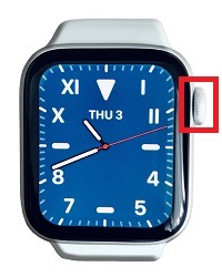 Physical buttons in a smart watch