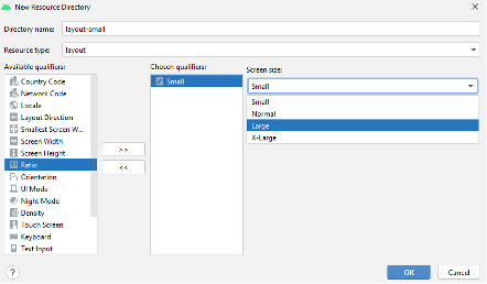 Layout for tablets that are 7'' or higher.