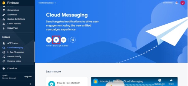 Using Cloud Messaging.